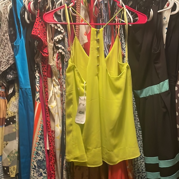 BNWT BCBG generation skirt in lime comb color - Picture 6 of 8